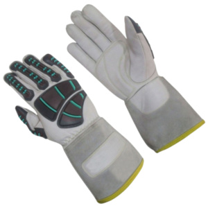 Vente flash - Gants de sécurité pour mécaniciens en cuir de vachette grainé haute performance, renforcés, certifiés CE, antistatiques - Product Image 2
