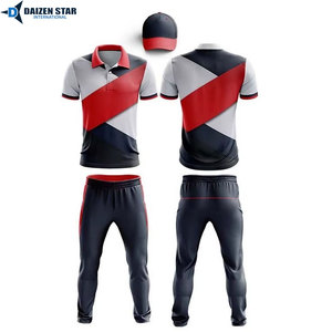 Men's Color Blocking cricket uniform Set Quick Dry Polyester Track Pants Side Stripe Design Regular Fit All Seasons - Product Image 6