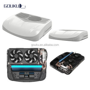 Nouveauté Double ventilateurs <span class=keywords><strong>camping</strong></span> camion voiture pelles véhicules tout-terrain kit de climatisation électrique <span class=keywords><strong>climatiseur</strong></span> <span class=keywords><strong>12</strong></span> <span class=keywords><strong>volts</strong></span> - Product Image 2