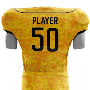 Ropa de práctica de impresión por sublimación Uniforme de fútbol americano Nuevo diseño Uniforme de fútbol americano - Product Image 5