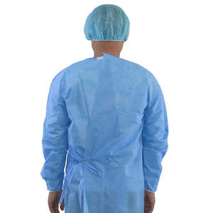 Batas Médicas Desechables de Algodón 100% Premium, Tallas Personalizadas para Doctores, Venta al Por Mayor de Fábrica, Ropa Protectora Médica No Tejida - Product Image 6