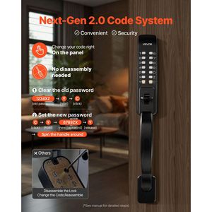 Serratura Intelligente Senza Chiave 2.0 con Codice a 4-7 Cifre, Tastierino Combinato a Doppio Lato e Wi-Fi Aggiornabile - Product Image 4