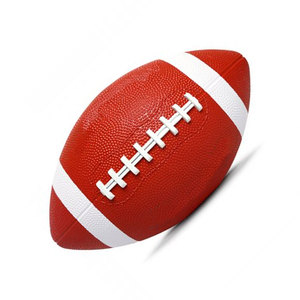 Ballon de football américain personnalisé en gros, en cuir composite PU, taille officielle, pour entraînement, pratique et match - Product Image 1