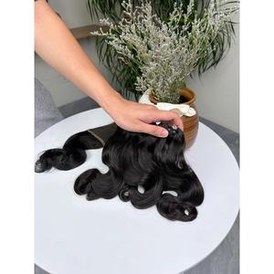 Extensiones de Cabello Natural Funmi Curl, Cabello Virgen Vietnamita, Delgado, Sin Procesar, Negro Natural, Venta al Por Mayor - Product Image 3