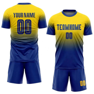 Maillot de football personnalisé sublimé, séchage rapide, respirant, 100 % polyester, fabriqué au Pakistan, short de football, créez votre propre design - Product Image 5
