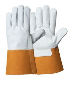 Guantes de Trabajo para Hombre, de Cuero Vacuno, para Construcción, Jardinería y Soldadura, con Doble Palma de Cuero Hendido - Product Image 3