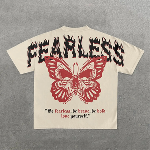 เสื้อยืดสตรีทแวร์สั่งทำขายส่ง ผ้าฝ้าย 100% คุณภาพสูง ทรงโอเวอร์ไซส์ พิมพ์ลายเต็มตัว สไตล์วินเทจ สำหรับผู้ชาย - Product Image 3