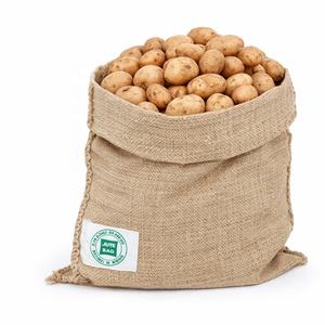 Sac en toile de jute de qualité alimentaire, biodégradable, écologique, recyclable, pour l'emballage du café, du cacao, des céréales, des légumes, des noix - Product Image 3