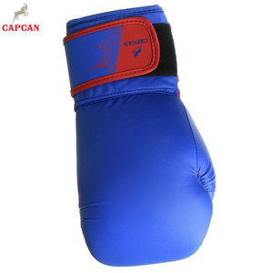 Gants de boxe en cuir de qualité supérieure pour l'entraînement et la pratique, ajustement confortable avec fermeture auto-agrippante pour des séances prolongées - Product Image 3