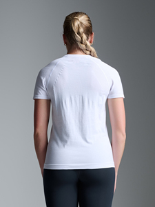 Camiseta Suave de Cuello Redondo para Mujer, Manga Corta, Corte Ajustado, Básica, Lisa, Informal y a la Moda - Product Image 2