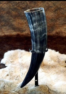 Custom Made Drinking <b>Horn</b> Beautifully Crafted Viking Engraved Drinking <b>Horns</b> Ideal for Stand for Beer Natural <b>Horns</b> <b>Drinks</b> - Product Image 6