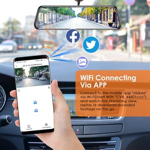 Cámara para Auto DVR 4K de 12 Pulgadas, Grabadora de Video con Ángulo de 170 Grados, Grabación en Bucle, Detección de Movimiento, Visión Nocturna y Control por Voz - Product Image 5