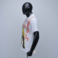 T-shirts personnalisés Valley pour hommes en polyester/coton, à manches courtes, col rond, coupe décontractée oversize, séchage rapide, OEM