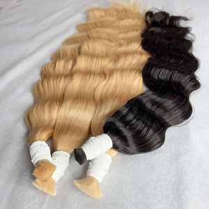 Venta al por mayor 100g Bulk Natural Wave Hair Factory Direct Collection - Product Image 4
