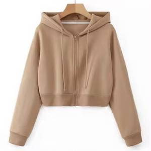 Women's Hooded Cropped <b>Sweatshirt</b> <b>White</b> Red Drop-shoulder Sleeve Casual Fleece Pullover Winter Wear Pockets Custom Printed Front - Product Image 1