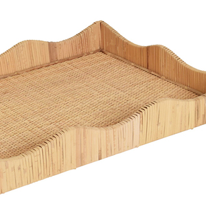 High Quality Rattan <b>Tray</b> Handmade Vietnam Natural Woven Serving <b>Tray</b> Decorative Home <b>Decor</b> Basket <b>Tray</b> Wholesale Manufacturer - Product Image 3