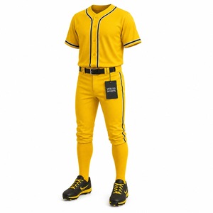 Uniforme de Béisbol Unisex 100% Poliéster Hecho en Pakistán, Servicio OEM, Uniforme de Béisbol Transpirable Estampado, Precio al por Mayor, Moda - Product Image 4