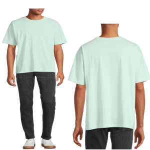 Classic Solid T Shirt For Men Summer Lightweight Soft Cotton Airy Round Neck Half Sleeve Casual Relaxed Fit Comfortable Trend - Product Image 5