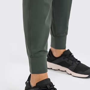 Men Casual Sweatpants <b>Elastic</b> <b>Waist</b> Drawstring Side Pockets Midweight Knitted Spandex Cotton Breathable Plain Dyed Spring - Product Image 2