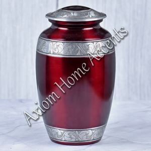 Elegante urna de cremación de aluminio hecha a mano con urna de tributo de acabado elegante para sus seres queridos por Axiom Home Accents - Product Image 5