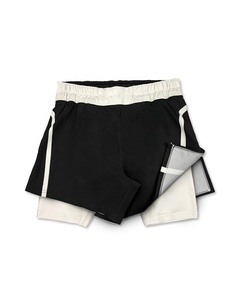 Pantalones Cortos de Boxeo MMA de Doble Capa con Logotipo Personalizado, Tela Microelástica, Transpirable, Ligero, 100% Poliéster, Hecho en Pakistán - Product Image 1