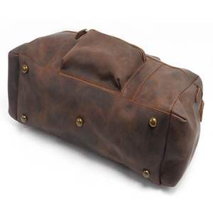 Asta Weekender Handcrafted Leather Duffle Bag Premium Duffel Bolsas - Product Image 3