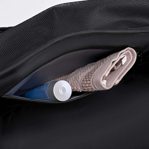 Sac de sport unisexe en nylon 30-40L avec sangle réglable, fermeture éclair, couleur unie, décontracté, pour la gym et les voyages - Product Image 6