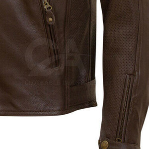 Veste de moto en cuir pour homme, modèle 2026, vente en gros, haute qualité, personnalisée, tendance et élégante, pour la course - Product Image 6