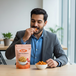 Glee Impex Noix de Rangda Grillées Peri Peri Makhana 50g Faible en Gras Semi-Molles Épicées Saveur de Qualité Supérieure Snack d'Exportation - Product Image 3