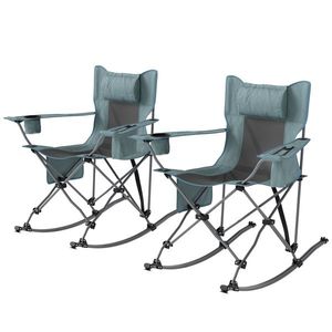 2 chaises longues pliantes pour la plage et le camping, confortables et portables - Product Image 2