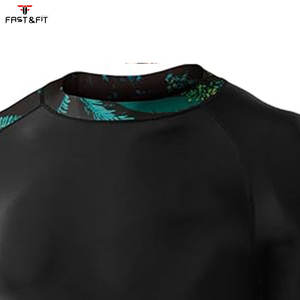 Maillot de protection anti-UV UPF 50+ SPF personnalisé, anti-bactérien, en polyester/nylon, à manches longues, séchage rapide, pour la randonnée, le surf et la natation - Product Image 3