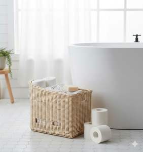 Cesta de Bicicleta de Mimbre Hecha a Mano - Product Image 4