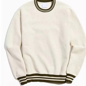Fabricant de sweat-shirts à col rond pour hommes de qualité supérieure, broderie personnalisée, OEM, coton molletonné, vêtements décontractés, fournisseur pour les États-Unis et l'Europe - Product Image 1