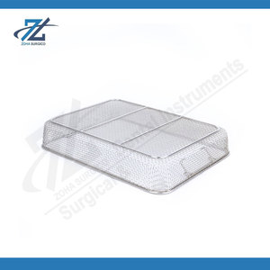 Bandeja de Esterilización para Instrumentos Dentales, Rejilla de Malla Metálica, Soporte de Acero Inoxidable de Alta Calidad para Herramientas Quirúrgicas, Médicas y Veterinarias - Product Image 5