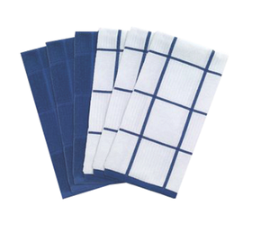 <b>Large</b> Kitchen Dish <b>Towels</b> Cotton Terry Absorbent Checkered Cloths for Daily Home and Kitchen Cleaning - Product Image 4