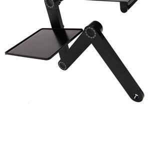 Scrivania per Laptop in Alluminio Regolabile e Pieghevole 48x26cm per Uso Domestico - Product Image 6