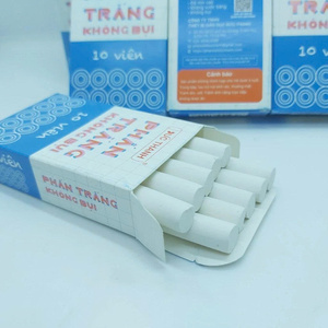 Craies blanches sans poussière pour écriture, fournitures de bureau, vente en gros, logo personnalisable disponible - 10 pièces/boîte - Product Image 3