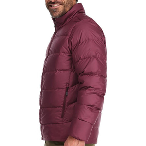 2025 Customized New Arrival High Quality <b>Light</b> Weight Canvas <b>Jacket</b> Casual Puffer <b>Jacket</b> with Stand Collar OEM Service - Product Image 2