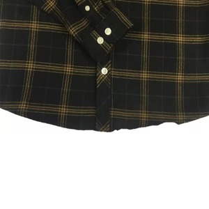 Chemise en flanelle épaisse vintage pour homme, à manches longues, boutonnée, coupe oversize, motif écossais noir et gris, double poche à rabat - Product Image 3