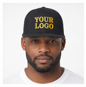 Gorra Snapback Personalizada con Bordado 3D, Gorra de Béisbol de Algodón con Visera Plana, OEM, Venta al Por Mayor, Marca Privada, Gorra de 6 Paneles 2026 - Product Image 2
