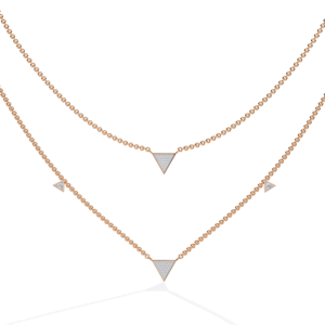Collier minimaliste en or massif 14 carats plaqué or, diamant naturel taille brillant rond, unisexe, pour tous les jours, mariage, fête, cadeau, bijoux - Product Image 4