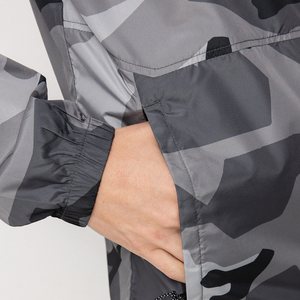 Chaqueta Cortavientos de Poliéster de Alta Calidad para Hombre con Cremallera, Impermeable y Transpirable para Otoño, con Capucha, Tallas Grandes, con Técnicas de Lavado - Product Image 4