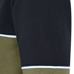 Suéter Casual de Punto con Cuello Redondo y Bloques de Color para Hombre, Corte Regular, para Otoño - Product Image 4