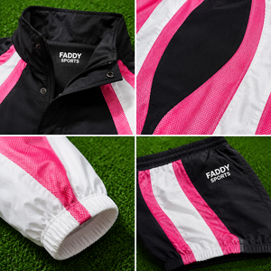 Wholesale Custom Logo Nylon Tracksuit Windbreaker <b>Jacket</b> And Pants Set For <b>Men</b> And Women Activewear Gym Sportswear - Product Image 5