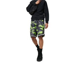Hot Sale Men's 100% Cotton Solid Street Wear Basketball Sports Mesh Shorts Elastic Waist Single <b>Layer</b> Quick Dry Running Pockets - Product Image 6