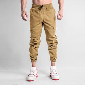 Pantalon de jogging pour homme avec poches, cordon de serrage, taille élastique, pantalon de montagne, vêtements de sport, vêtements d'extérieur, cargo sportif - Product Image 5