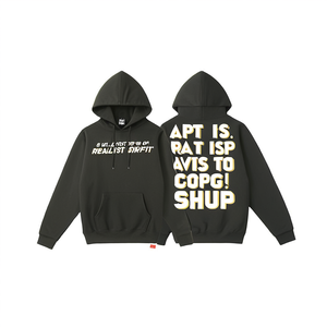 High Quality 100% Cotton Men's Pullover Sweatshirts Oversized Hooded <b>Tracksuits</b> Fashion Streetwear - Product Image 1