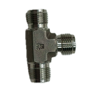 Connecteur rapide en acier inoxydable 304 Raccords à 3 voies Raccords en té filetés Réducteur Adaptateur de plomberie - Product Image 3