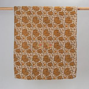 Edredón de bebé de algodón orgánico Kantha hecho a mano de la mejor calidad estampado Floral transpirable suave invierno para el hogar y hoteles uso versátil - Product Image 3