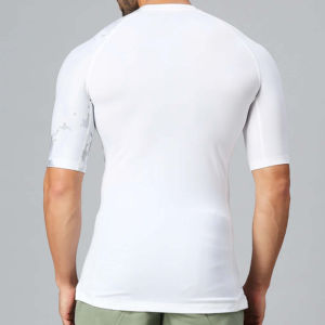 Camiseta Deportiva para Hombre, Gimnasio, Fitness, Personalizada con Impresión por Transferencia de Calor, Tejido de Punto, Corte Ajustado, Alto Rendimiento, Proveedor de Producción en Masa - Product Image 4